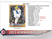 2025 Bowman Baseball Blaster Box