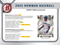 2022 Bowman Baseball Hobby Pack