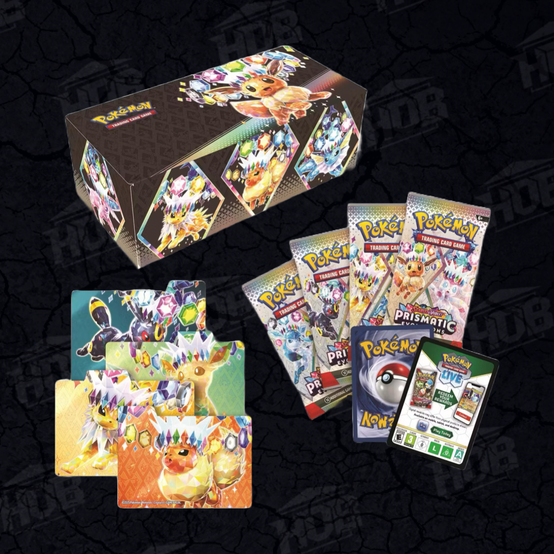 Pokémon Scarlet & Violet: Prismatic Evolutions Surprise Box| House of  Breaks, LLC