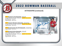 2022 Bowman Baseball Hobby Pack