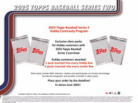 2025 Topps Series 2 Baseball Hobby Box