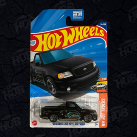 2025 Hot Wheels Mainline #94 - ‘99 Ford F-150 SVT Lightning (Black)