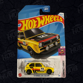 2024 Hot Wheels Mainline #90 - ‘73 Honda Civic Custom (Yellow)