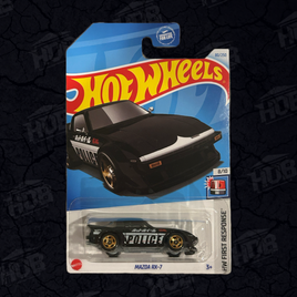 2024 Hot Wheels Mainline #80 - Mazda Rx-7 (Black)