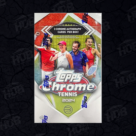 2024 Topps Chrome Tennis Hobby Box