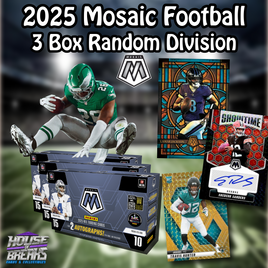 2025 Panini Mosaic Football 3-Box Random Division Break #1
