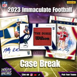 Break #503 - 2023 Panini Immaculate Football Case Break PYT #1