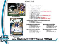 2024 Bowman Chrome U Football Hobby Box