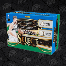 2023-24 Panini Select Basketball Mega Box (Red & Purple Cracked Ice)