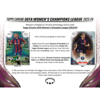 2023-24 Topps Chrome UEFA Womens Champions League Hobby Box