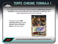 2024 Topps Chrome Formula 1 Hobby Box