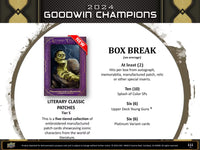 2024 Upper Deck Goodwin Champions Hobby Box