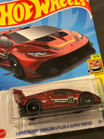 Hot Wheels Super Treasure Hunt Lamborghini Huracan LP 620-2 Super Trofeo (2024 Set)