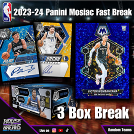 2023-24 Panini Mosaic Fast Break Basketball 3-Box RT #2