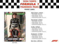 2024 Topps Paddock Pass Formula 1 Racing Hobby Box