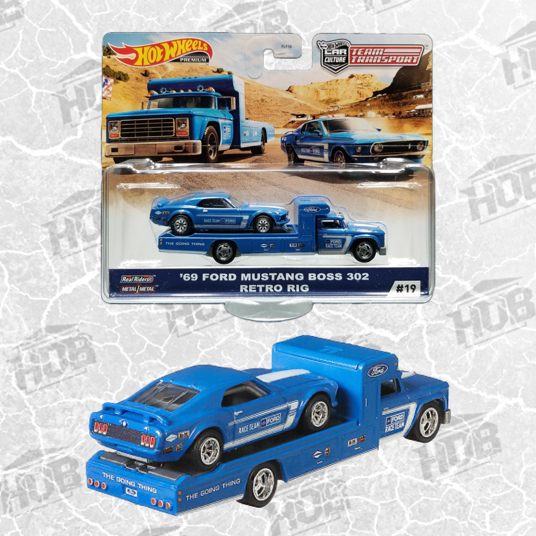 Hot wheels team transport retro rig shop