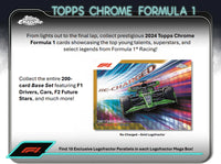 2024 Topps Chrome Logofractor Edition Formula 1 Box