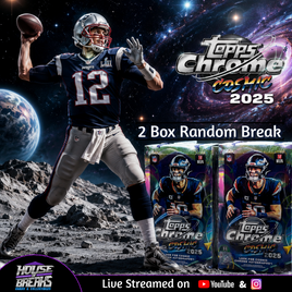 2025 Topps Chrome Cosmic Football Hobby 2-Box Random Division Break