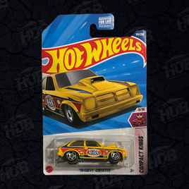 2025 Hot Wheels Mainline #102 - ‘76 Chevy Chevette (Yellow)