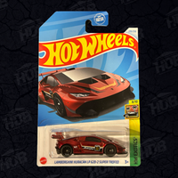 Hot Wheels Super Treasure Hunt Lamborghini Huracan LP 620-2 Super Trofeo (2024 Set)