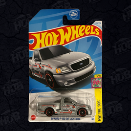 2024 Hot Wheels Mainline #210 - ‘99 Ford F-150 SVT Lightning (Silver)