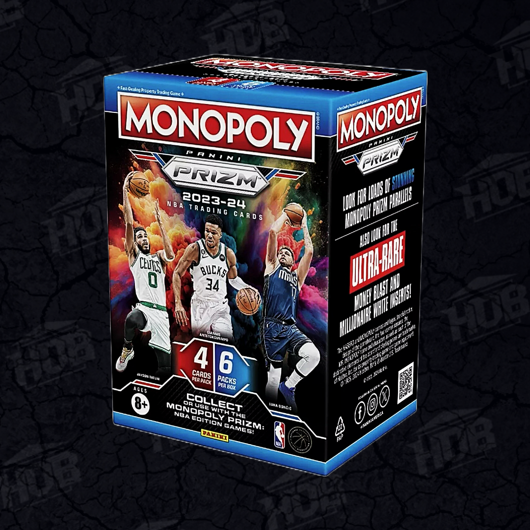 2023-24 Panini 'Exclusive' Prizm Monopoly NBA Edition Blaster Box| House of Breaks, LLC 2023-24 Panini 'Exclusive' Prizm Monopoly NBA Edition Blaster Box| House of Breaks, LLC