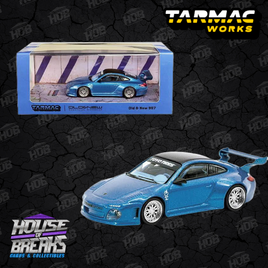 Tarmac Works 1:64 Porsche 997  "Old and New" in Blue