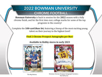 2022 Bowman Chrome U Football Hobby Box