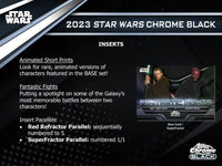 2023 Topps Chrome Black Star Wars Hobby Box