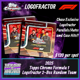 2025 Topps Chrome Logofractor F1 2-Box Random Team Break #1