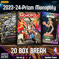 2023- 24 Panini Prizm Monopoly 20 Box Break RT (Random Teams) #4