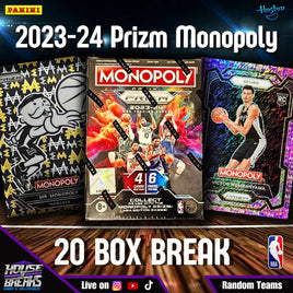 Break #502 2023- 24 Panini Prizm Monopoly 20 Box Break (Random Teams) #4