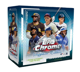 2021 Topps Chrome Sapphire Box (Ripped and Shipped)