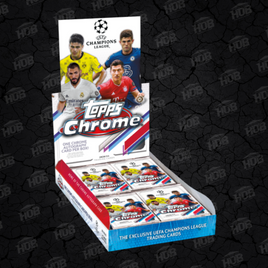 2020-2021 Topps Chrome UEFA Champions League Soccer Hobby Box (Ripped and Shipped)